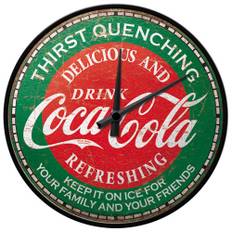 Väggklocka Coca Cola röd/grön 31 cm