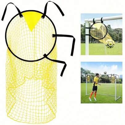 Fotbollsmålnät för frispark och skottträning, positioneringsnät för fotbollsmål - Multifärgad (gul)