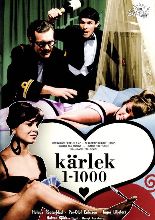 DVD - Kärlek 1-1000 (Helena Reuterblad) (1967) - Begagnad DVD