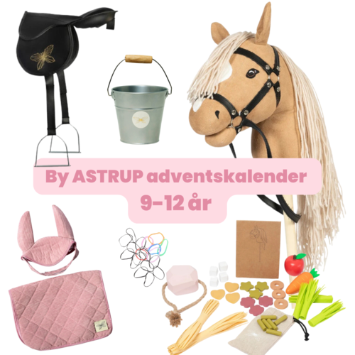By ASTRUP kæphest adventskalender - 9-12 år - Beauty - Palomino med blis