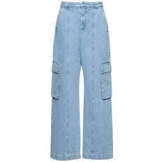 Patch Denim Cargo Jeans