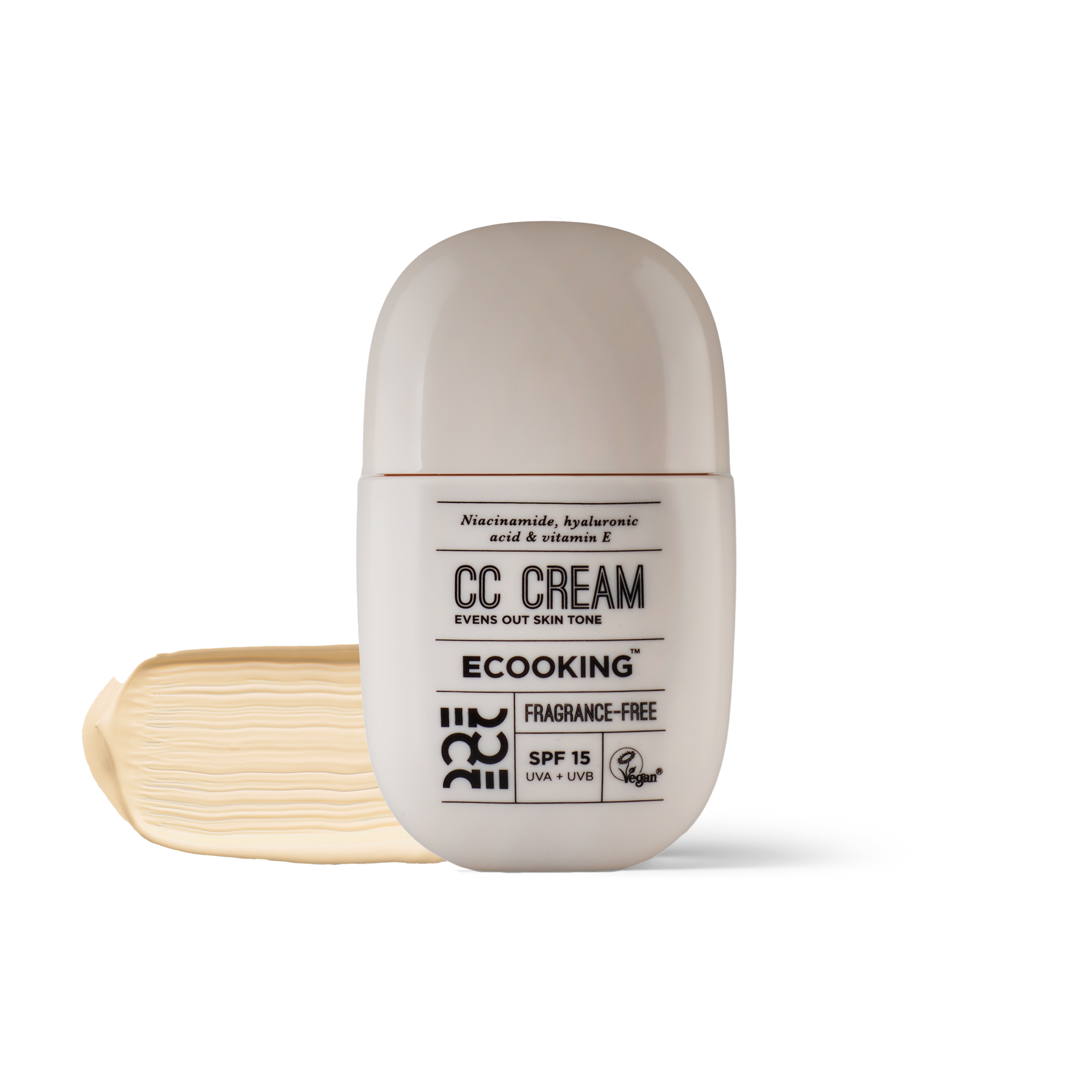 CC Cream 30 ml - SPF 15 — Vores CC Cream ensarter hudtonen og nedtoner farvemæssige ujævnheder, SPF 15, niacinamid, hyaluronsyre og E-vitamin og pleje, glød og beskyttelse i én. - CC Cream 03 - medium