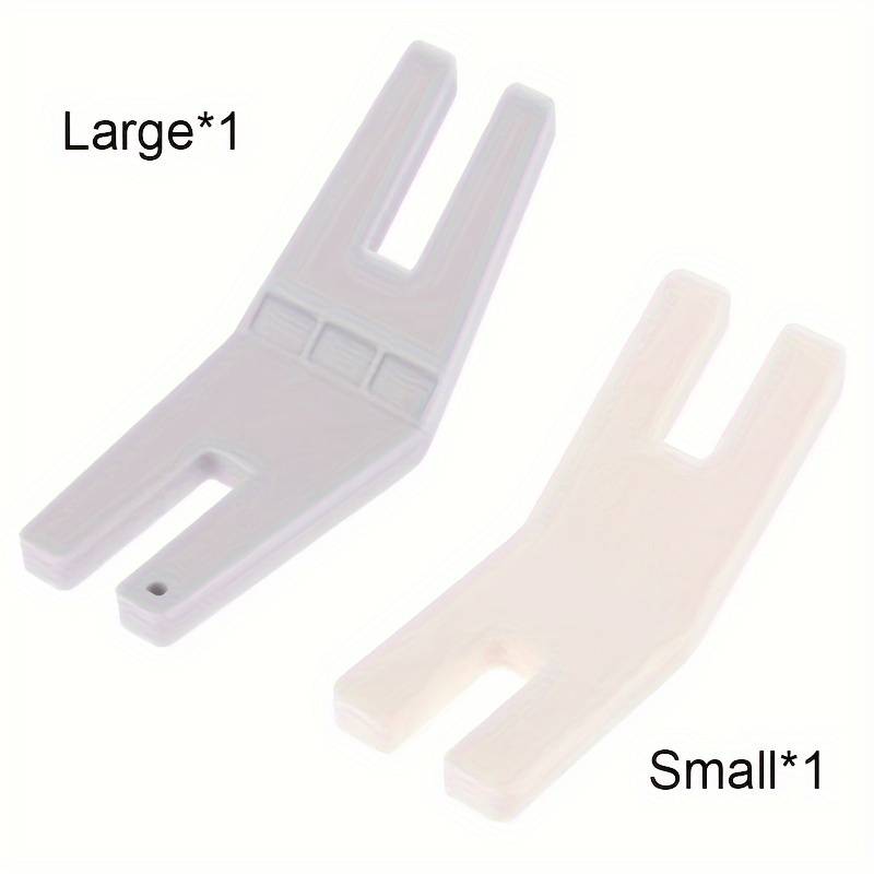 2pcs Bulky Seam Jumper Hump Jumping Presser Foot #413105601 Button Sewing Tool And Flush Plate Presser Foot For Chunky Denim And Hemlines Compatible With Brother