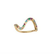 ByBiehl - Wave Rainbow Large Ring