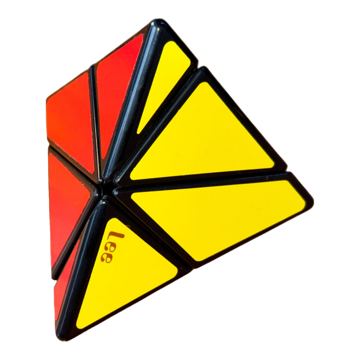Calvin's Puzzle Lee Three-Axis Pyramid Shape Mod Cube Black.
