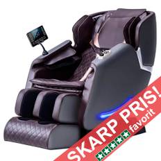 Massagestol 4D Lyx+ med SL-teknik, Värmeterapi, Röstkontroll & Touchskärm