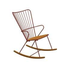 Houe - PAON Rocking Chair - Paprika - Solstolar - Henrik Pedersen - Metall/Trä