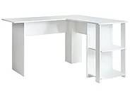 Hjørneskrivebord SNYDER 125 cm x 125 cm Hvid
