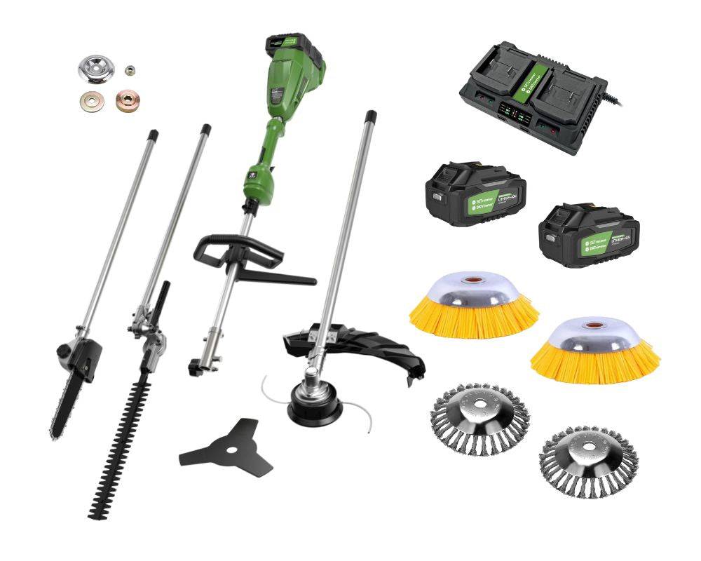 Efterårsudsalg - 2*18v multimaskine med 2 batterier og dobbeltoplader - Makita batteri platform