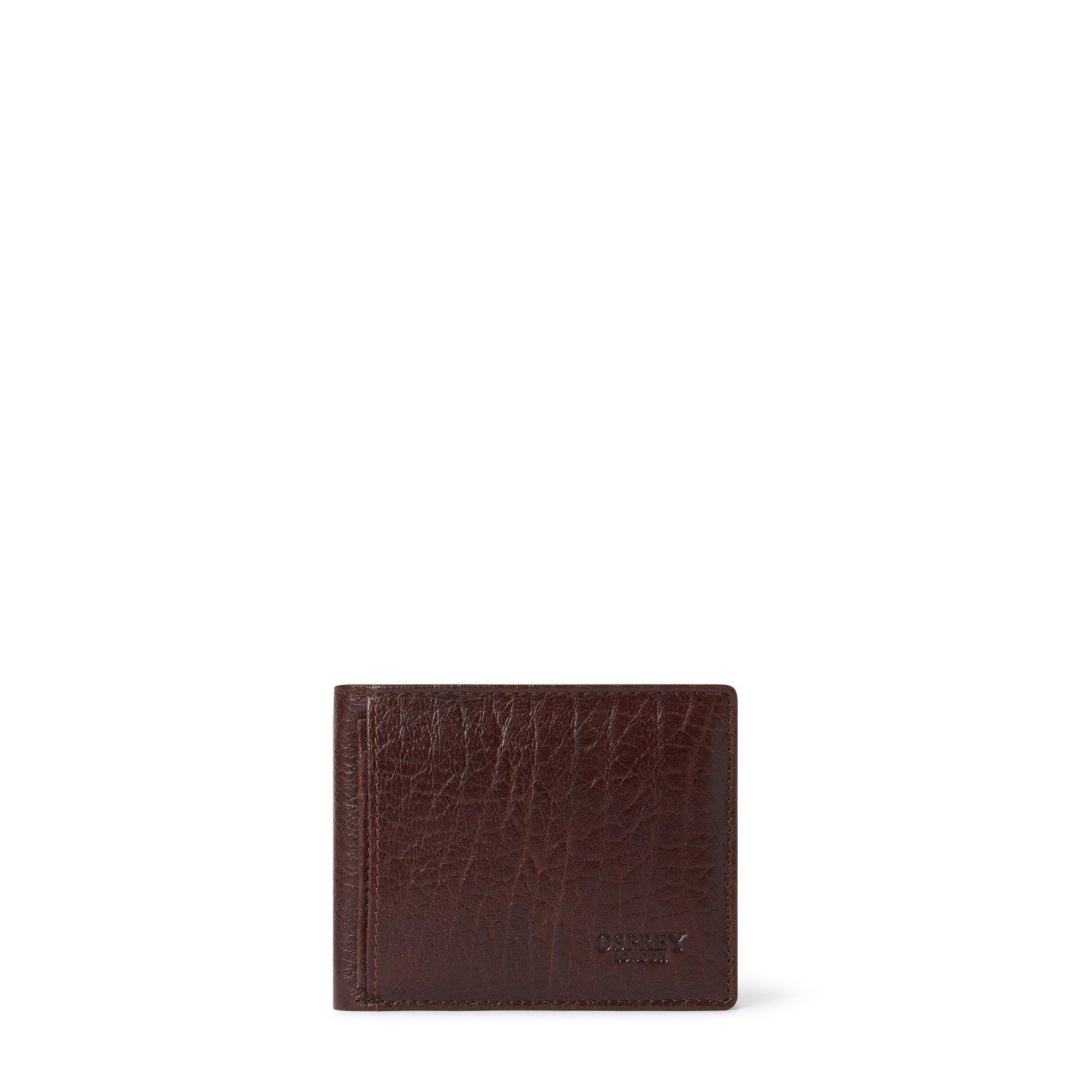 Osprey London Men's Highland Leather Billfold Wallet