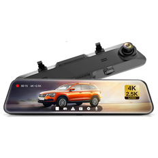 DASH CAM 12 tommer , Full 4K HD-DUAL LENS,,GPS-navigation - 6M + 15M