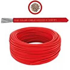 Solcellskabel H1Z2Z2-K solcellsledning, fotovoltAIk, PV röd, svart, kabel 4 mm² till 6 mm² 1–500 m, 6 mm² röd, 50 m