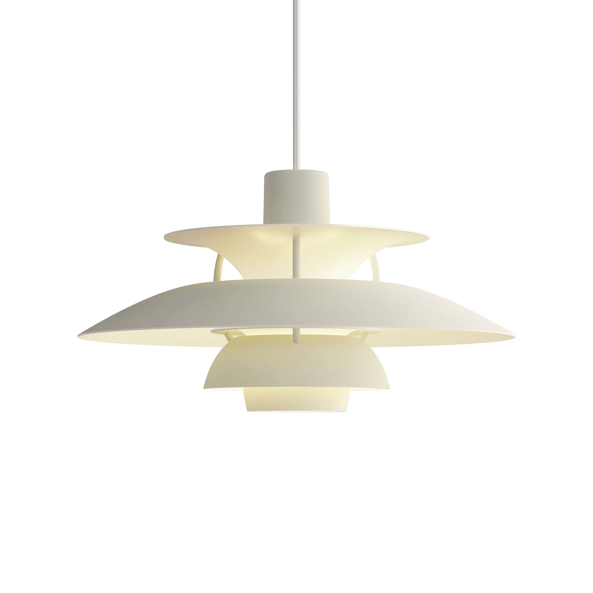 PH 5 Mini Pendel Monokrom Pale Pewter.