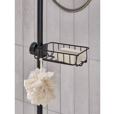 Next Black Single Adjustable Shower Caddy