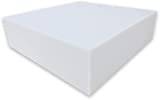 Dibapur ® White: Ortopedisk kallskummadrass/akustiskt skum – H2 – utan överdrag – tillverkad i Tyskland (90 x 200 x 10 cm)