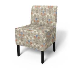 IKEA - Överdrag till Nils stol, Sippor Blue/Orange, BEMZ x BORÅSTAPETER COLLECTION - Bemz