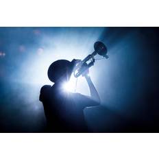 Trumpet Player Poster och Canvastavla - Canvas / 40x30 cm
