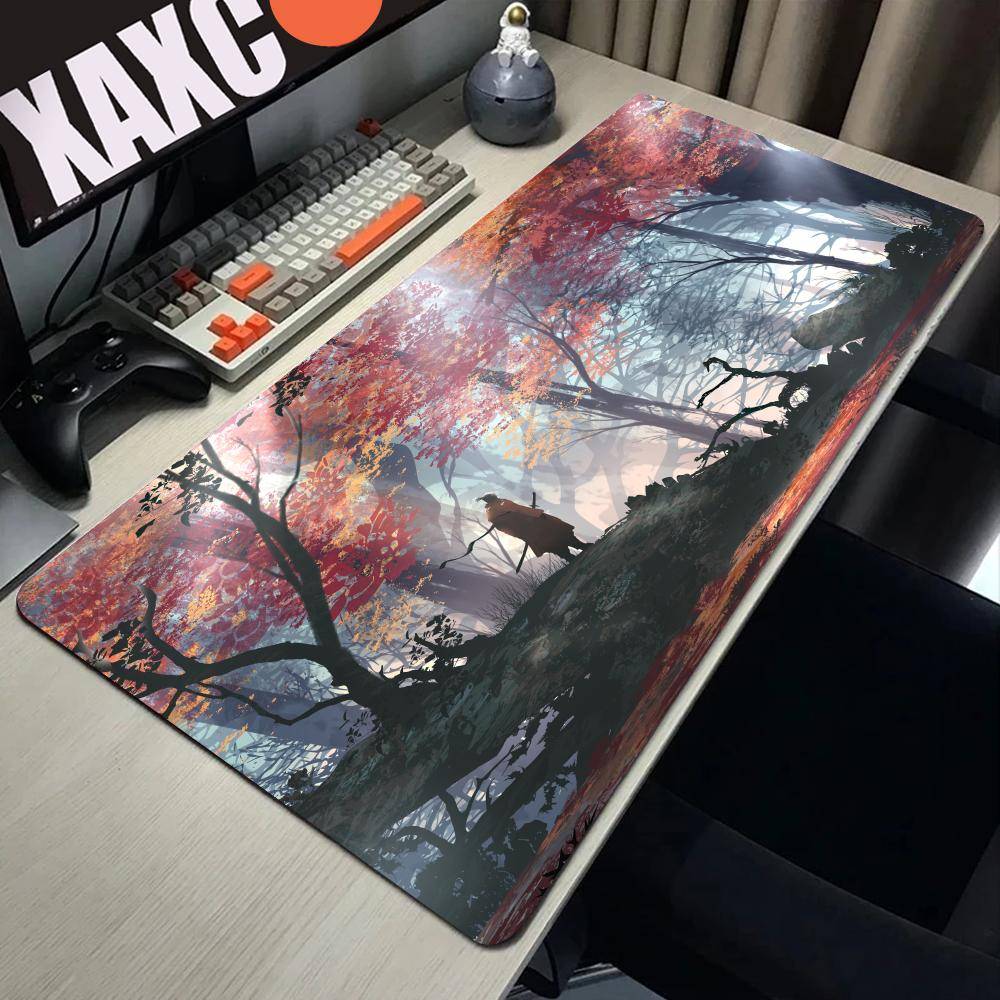 Shadows Die Twice Dator Musmatta Sekiro Spel Musmatta Stor x Musmatta Spelare XXL Matta PC Skrivbordsmatta Tangentbordsmatta