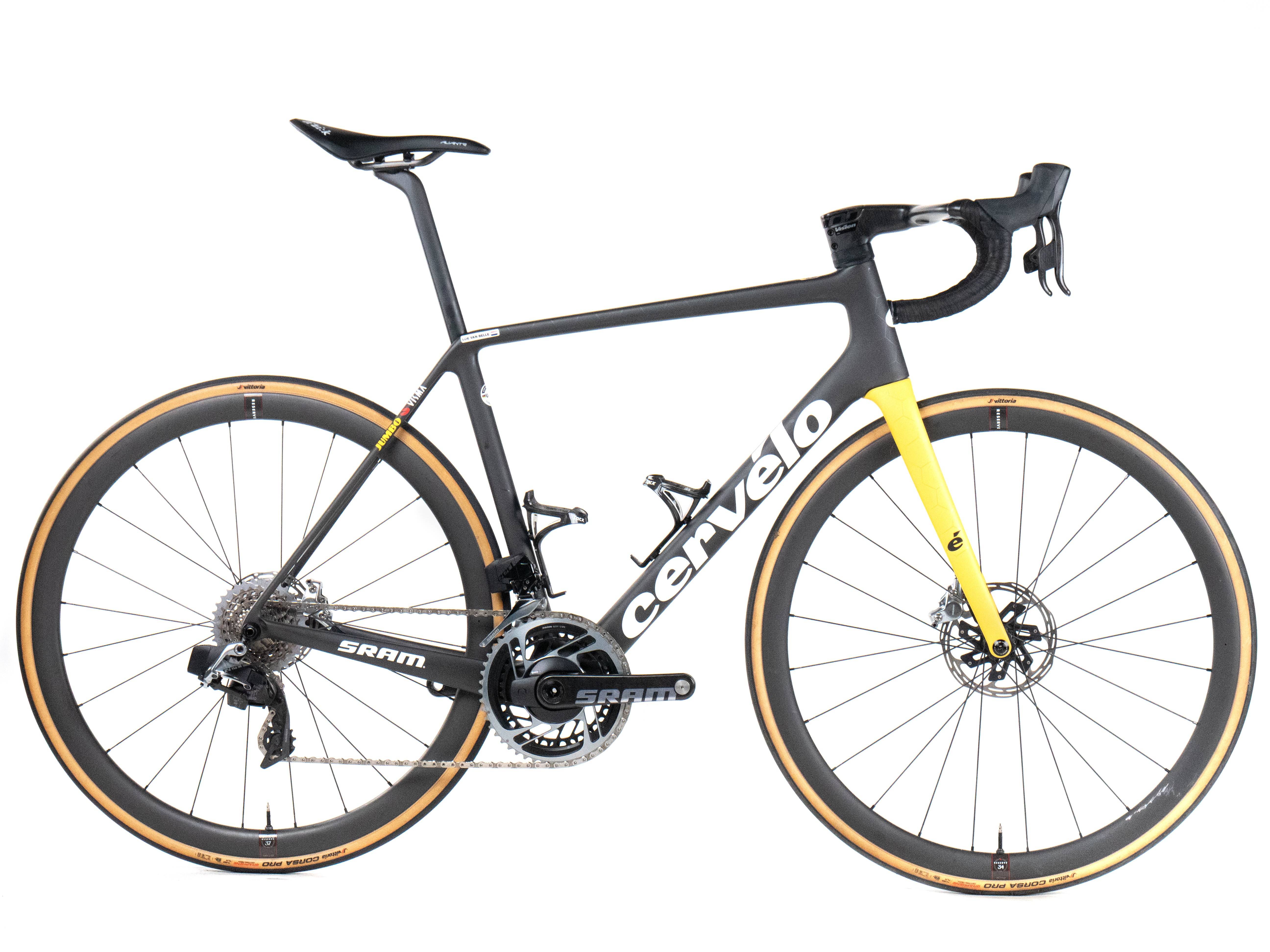 Cervélo R5 2023 Team Jumbo Visma Loe van Belle size 56 Sram Red eTap AXS 2x12sp - Bikeroom / 56 / Team Jumbo Visma