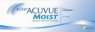 1-day Acuvue Moist (30) Venstre +1,25 9,00