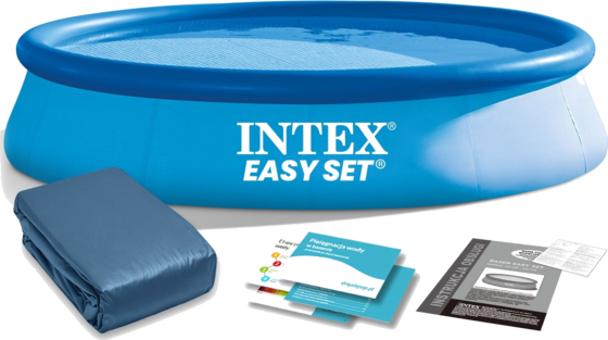 B2x Expansion Garden Pool 366 X 76 Cm 2in1 Intex 28130 Spel & trädgårdslek Blue - 350 cm