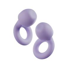 Loop Quiet 2 Earplugs and reusable earplugs for movement and noise sensitivity Flexible hearing protection Customizable fit 24dB SNR noise reduction – violett