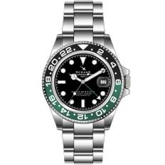 OceanX Sharkmaster GMT SMS-GMT-531 - Herr - 42 mm - Analogt - Automatiskt - Safirglas - Black (21 mm)