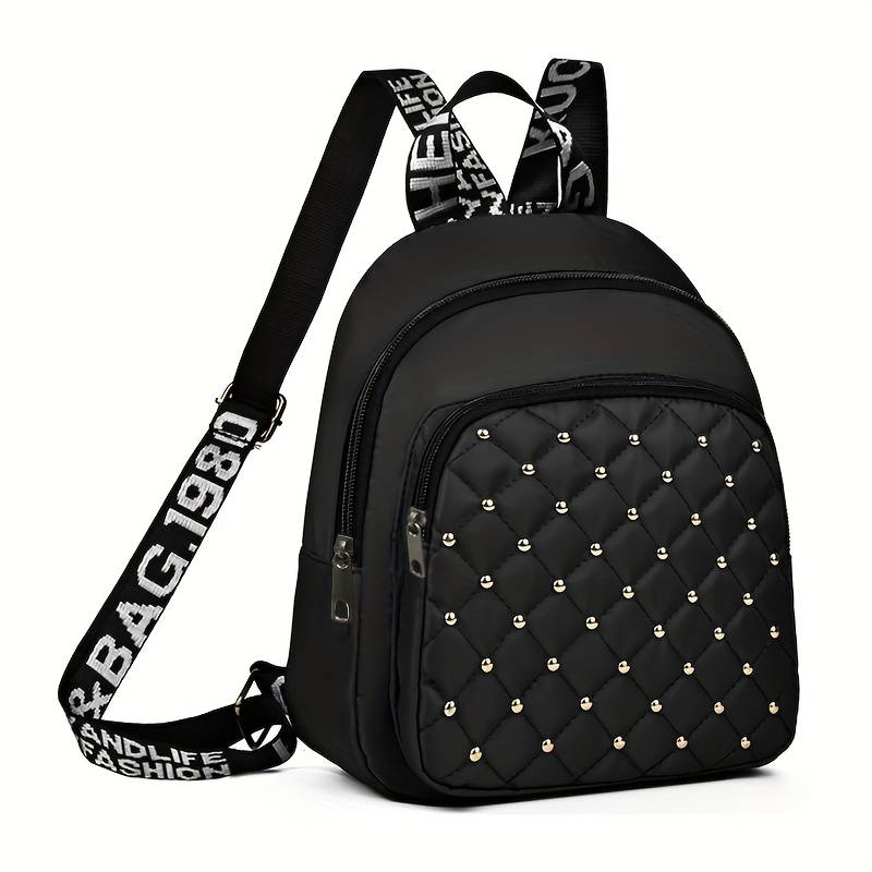 Leisure Backpack - Women's And Men's Leisure Double-shoulder Bag, Ideal Gift , Multi-pocket Double-shoulder Bag, Suitable For Commuting And Traveling [zipper Random]