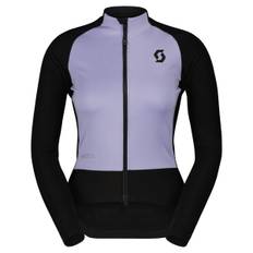 SCOTT RC Pro Warm Hybrid Gore-Tex Windstopper Jakke Sort/Lyslilla til Kvinder - Størrelse X-Small