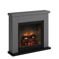 Elkamin Tagu Frode Electric med PowerFlame 2 Solid grå - Grå