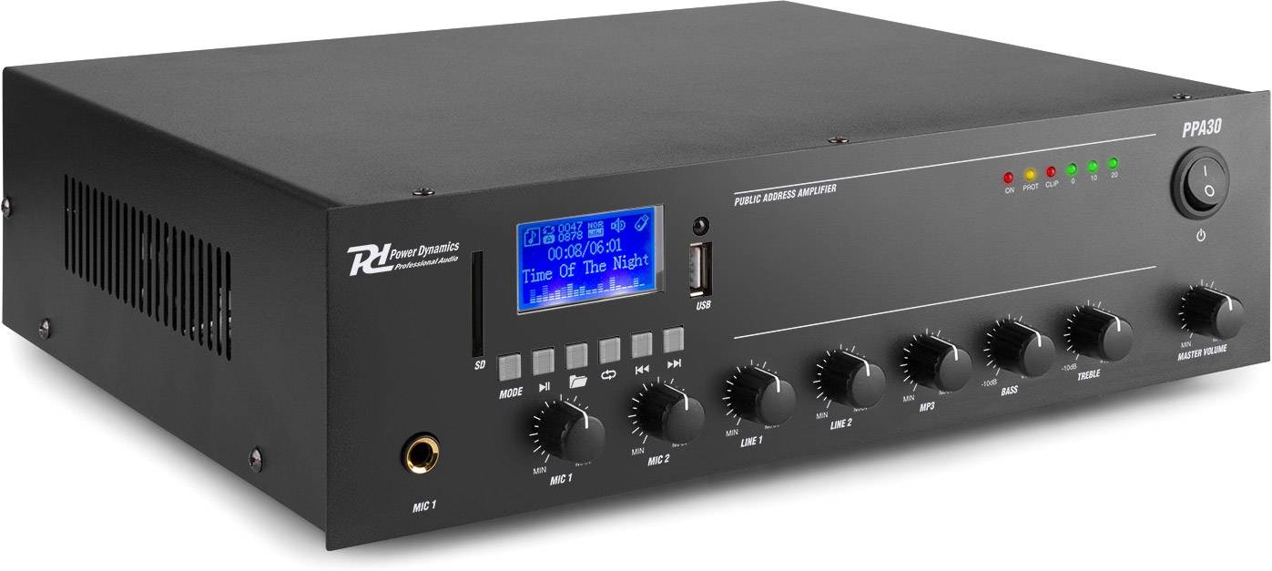 Power Dynamics PPA30 100V Mixer-Verstärker 30W