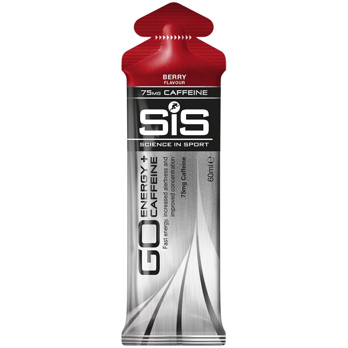 SiS Gel, GO Isotonic Energy + Caffeine 60ml, Berry, Vegan-Friendly
