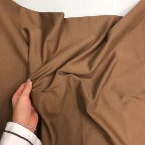 Luksus jersey i nougat brun - pr. 0,25 meter