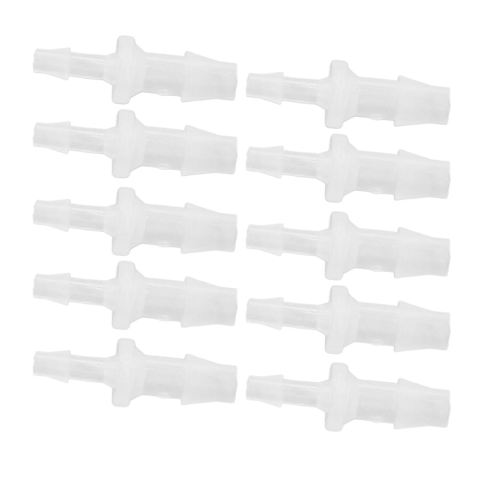 10 st Slangnippel Reducer Koppling PP Akvarium Luftpump Adapter för Silikonslang Anslutning 4.87.9