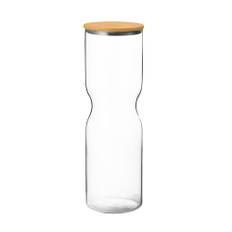 Alfredo opbevaringsglas x-large 2 l med gult låg