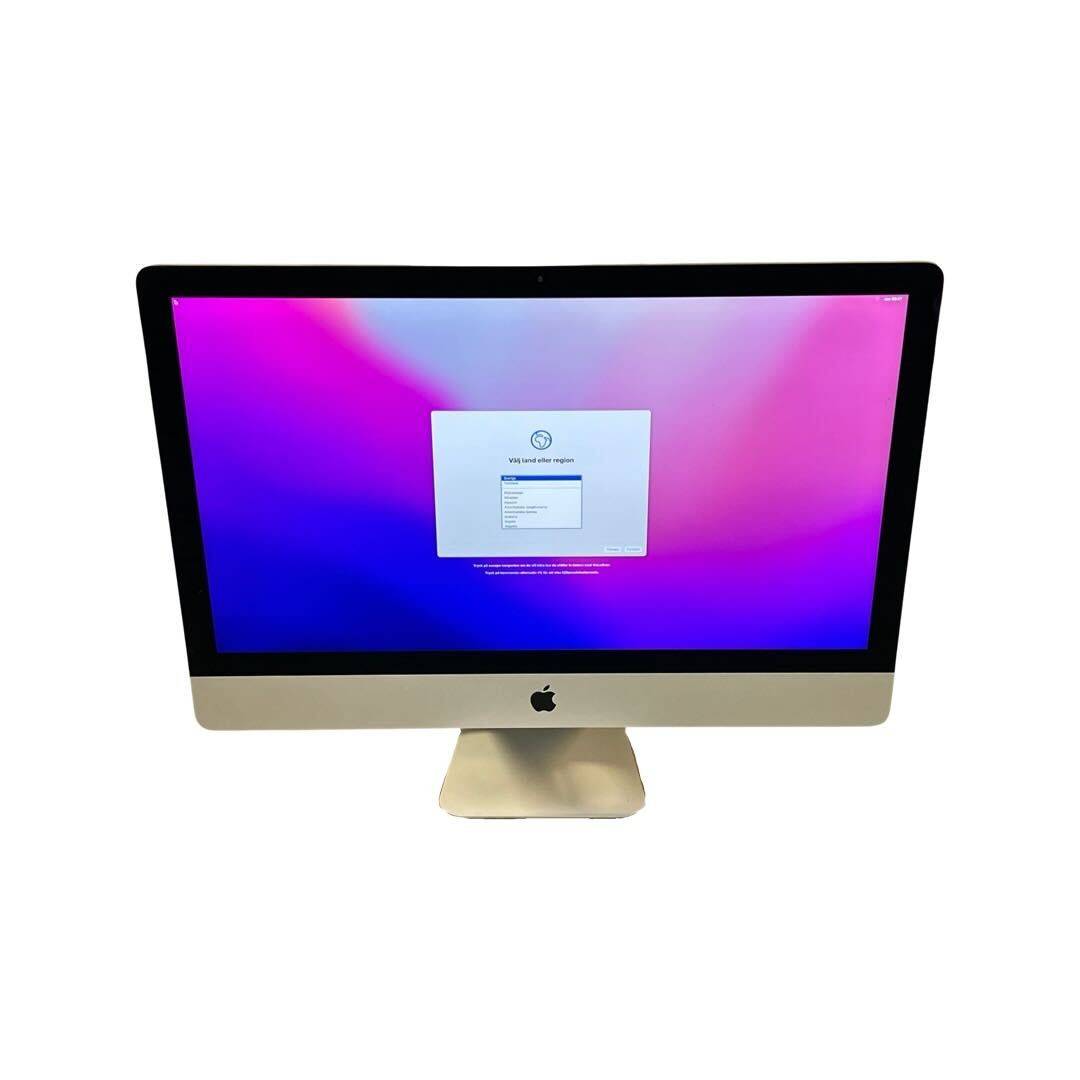 iMac 2020 27" Core i9 40GB RAM 512GB SSD 5K Retina (beg med liten skada)