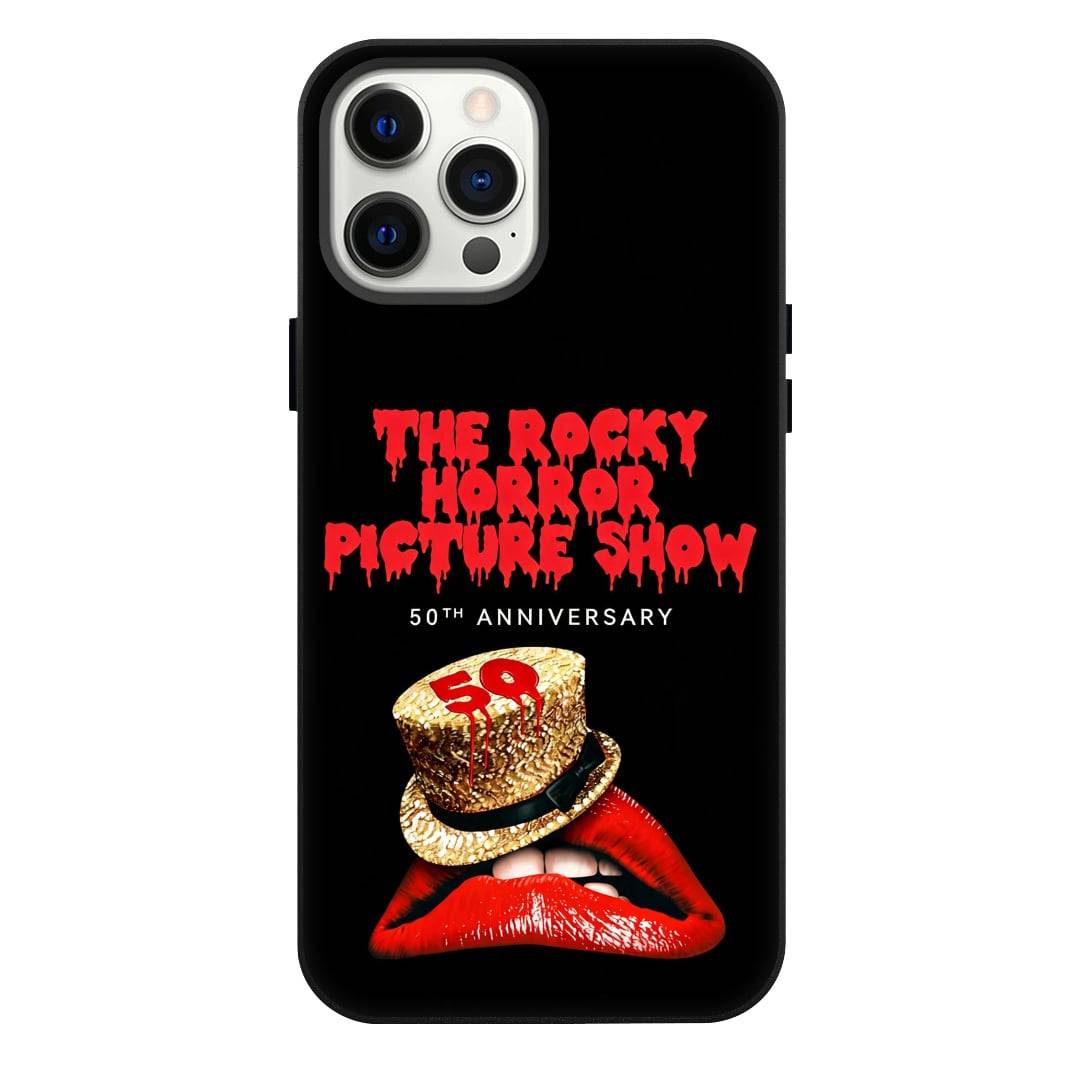 The Rocky Horror Picture Show Phone Case For iPhone Samsung Galaxy Pixel OnePlus Vivo Xiaomi Asus Sony Motorola Nokia - The Rocky Horror Picture Show 50th Anniversary Black Poster.