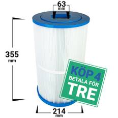 4-pack Spafilter som passar bl.a. Sundance m.fl.