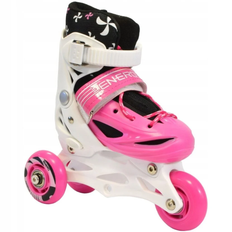 Rulleskøjter Enero 4in1, Str. 26-29, Pink/hvid