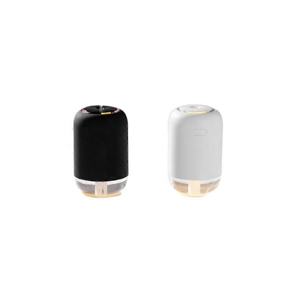 (Black) Air Humidifier Rechargeable Essential Oil Diffuser Ultrasonic Humidificador