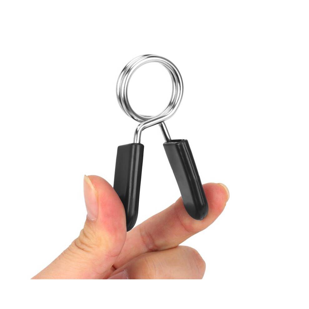 16x Dumbbell Spring Collars, Exercise Barbell Clip Clamps for Weight Bar Dumbbells Gym Fitness Training Weight-Lifting