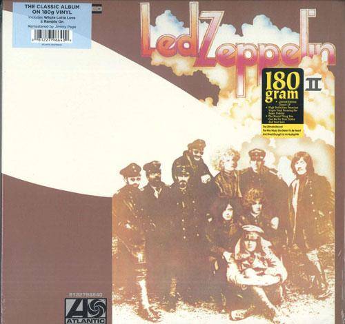LP Record LED ZEPPELIN Led Zeppelin Ii 180g 8122796640 Atlantic 2020 Europe Rock