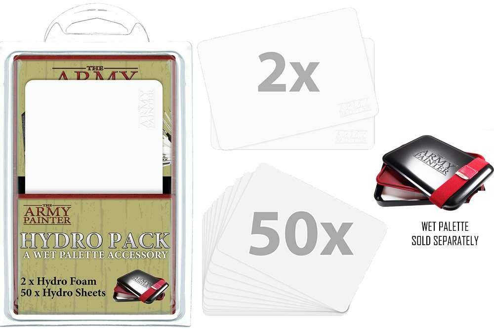 Wet Palette Hydro Pack - 50 Hydro Sheets & 2 Hydro Foams