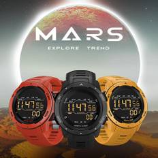 Men Digital Watch Men's Sports Watches Dual Time Pedometer Alarm Clock Waterproof 50M Digital Watch gul