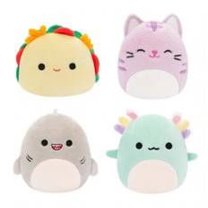 Micromallows 4-pak Plys Squishmallows squishville Bamser 747949