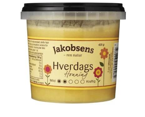 Jakobsens hverdags Honning 425g