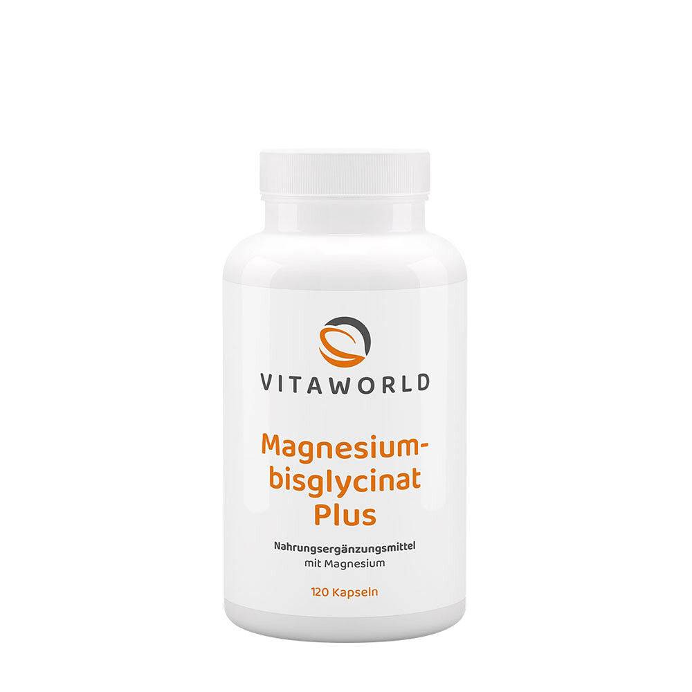 Vitaworld Magnesiumbisglycinat Plus (120 kapslar)