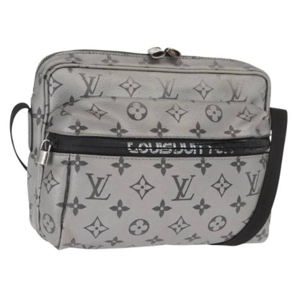 Louis Vuitton Vintage Pre-owned Vintage Canvas Cross Body Taske - Vintage - Dame - Grå - ONE SIZE - Uld