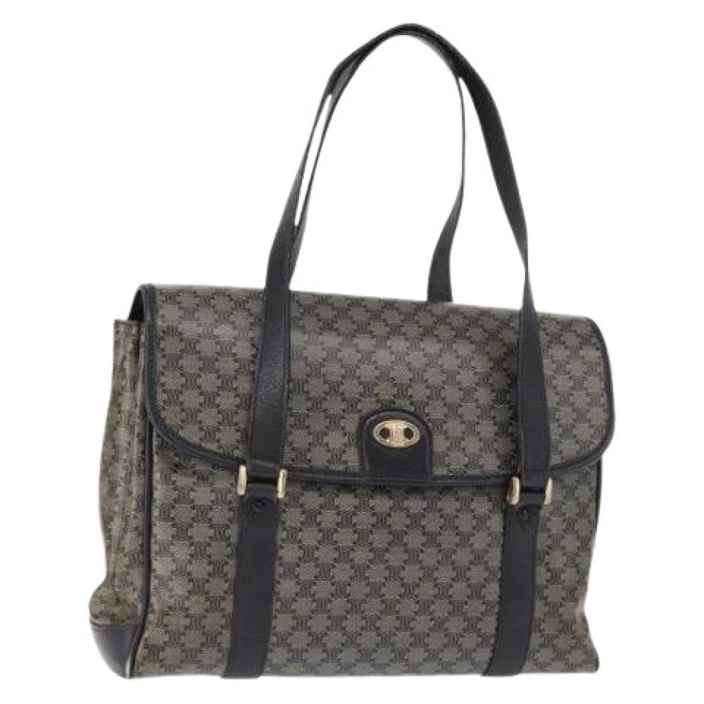 Celine Vintage Pre-owned Plastic Vintage Håndtaske - Vintage - Dame - Sort - ONE SIZE -