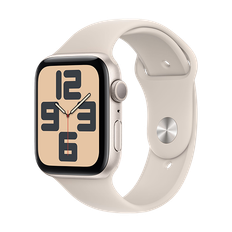 Apple Watch SE2 (2023) 44mm Alu Case with SportB M/L - Starlight